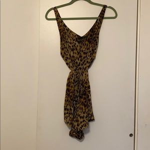 Reformstion leopard-print onsie